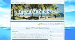 Desktop Screenshot of coastaldrainagega.com